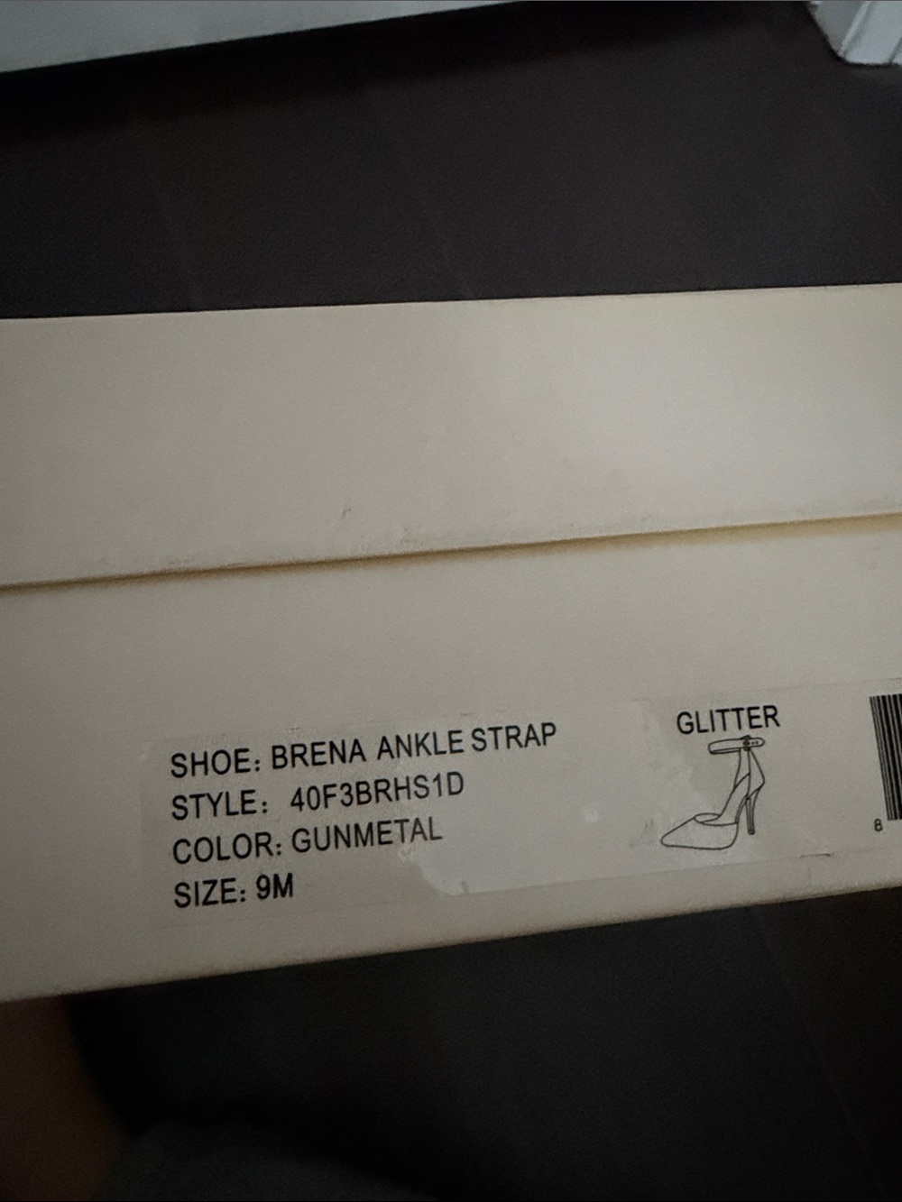 Michael Kors Metallic Silver Glitter Pointed-Toe Ankle-Strap Heels - Picture 13 of 14
